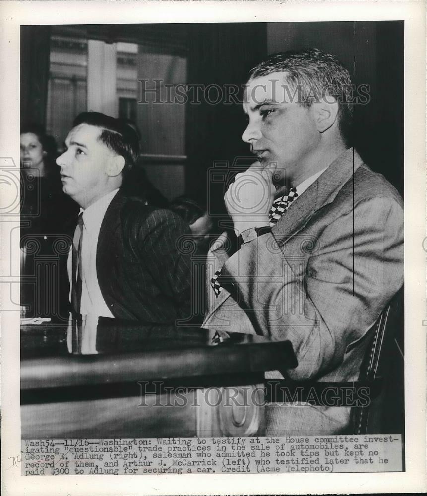 1948 Press Photo George E. Adlung Arthur J. McCarrick - nea62757 - Historic Images