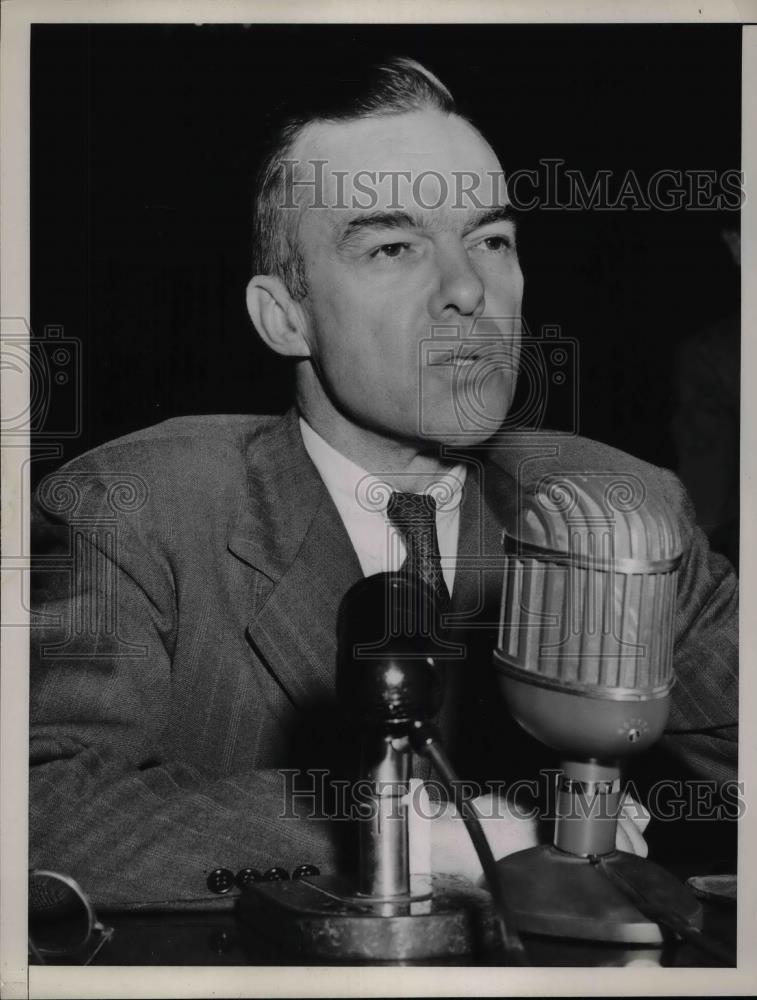1952 Press Photo Walter M. Royal Jr. Senate Elections Sub Committee - Historic Images