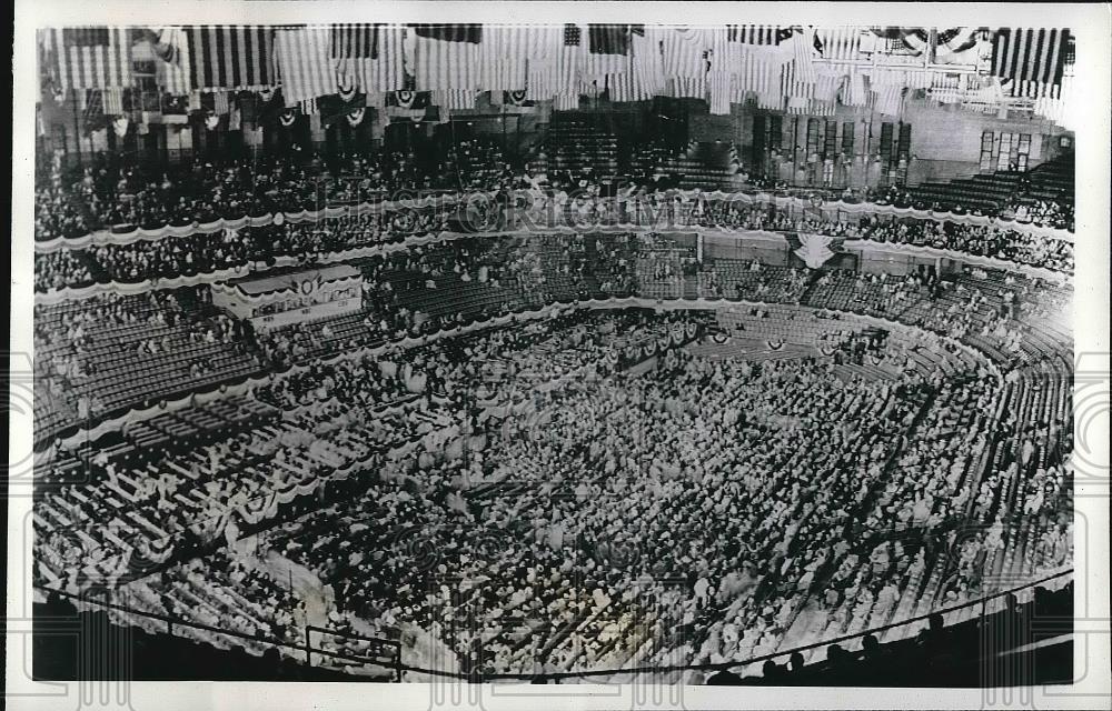 1940 Press Photo General View Of Arena Where Democratic National Convention - Historic Images