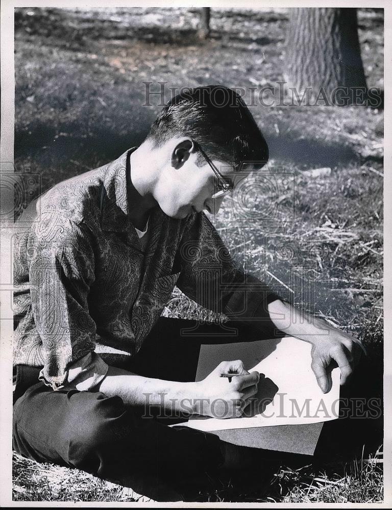 1960 Press Photo Parma High School Student Rom Coppolino - Historic Images