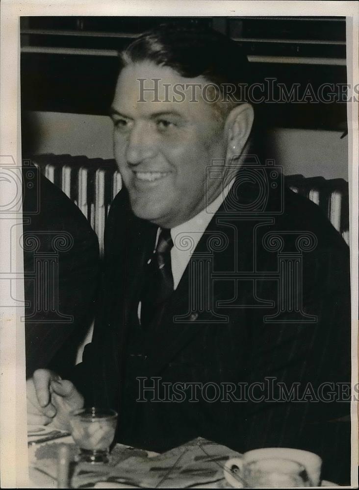 1940 Press Photo John Stevle Lieut. Governor Illinois Insurgent Candidate - Historic Images