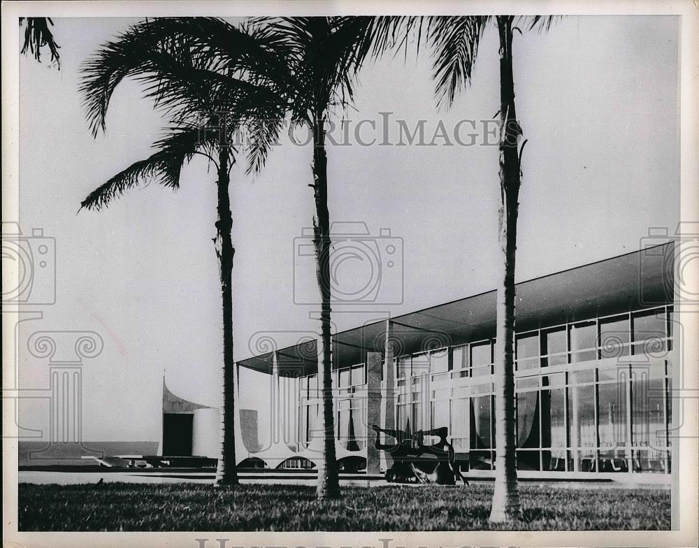 1960 Press Photo Bralizia Palace of the Dawn - nea51499 - Historic Images