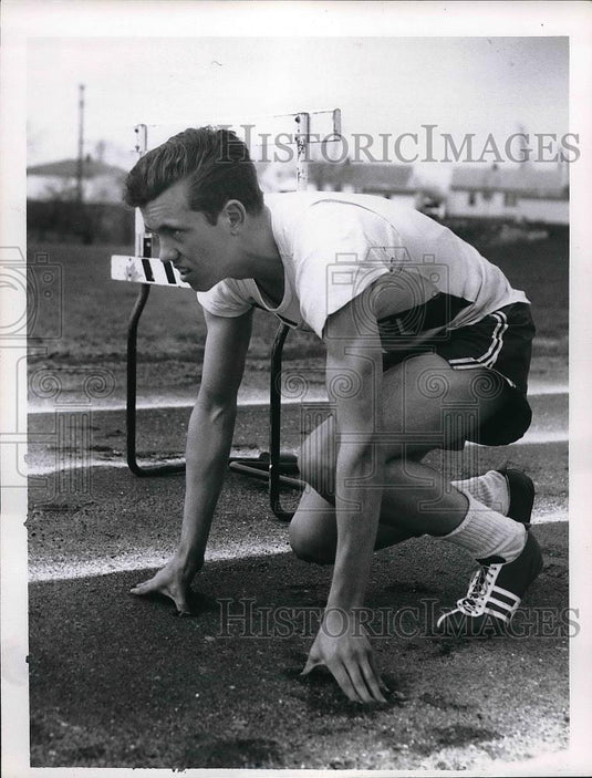 1966 Press Photo Ken Smith Cornell University Track Runner - Historic Images