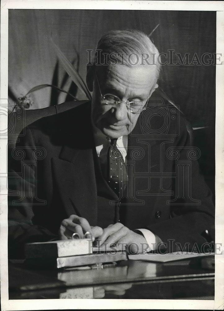 1940 Press Photo Charles S. Keith City Council Elected office of Mayor - Historic Images