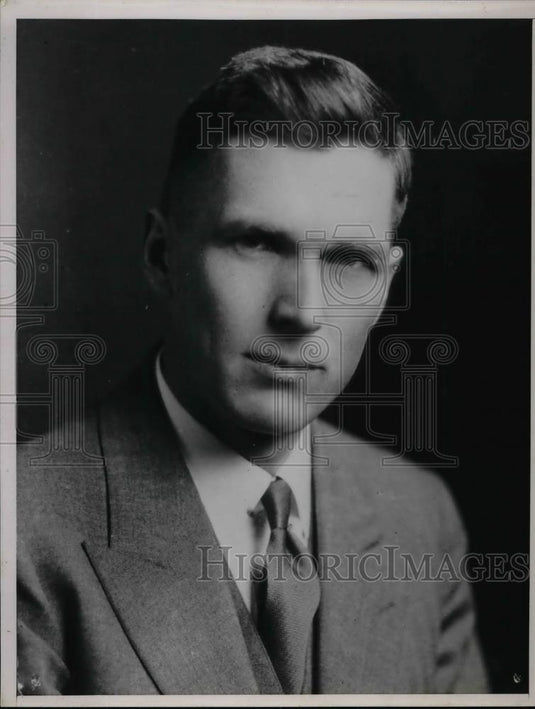 1937 Press Photo College professor J. Howard Howson - Historic Images