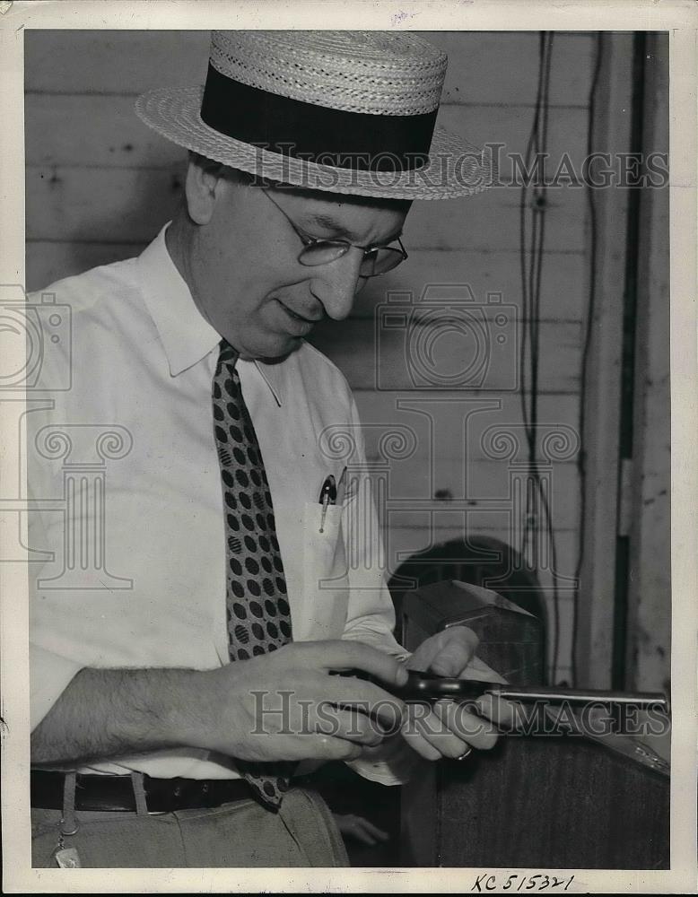 1939 Press Photo Joseph Smith of the Missouri State Police Department - Historic Images