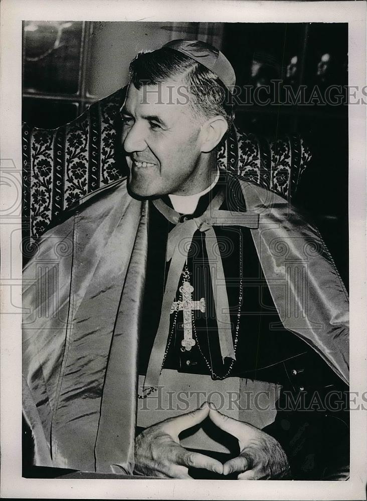 1939 Press Photo Reverend Stephen Donahue Auxiliary Bishop - Historic Images