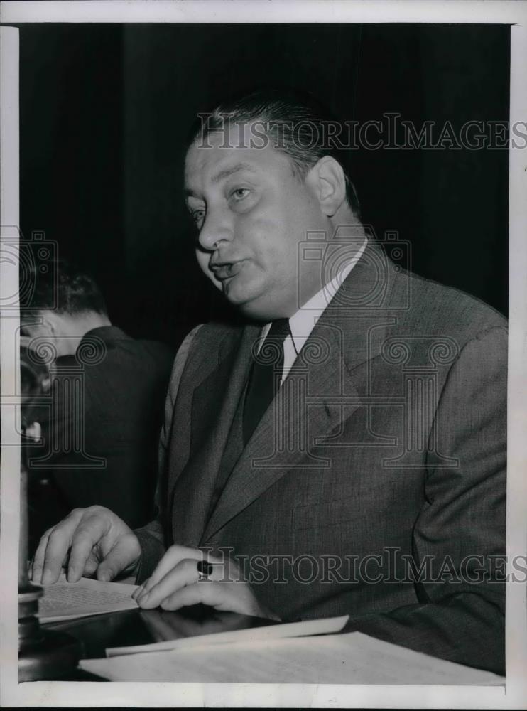 1947 Press Photo Secretary of Interior J. A. Krug - Historic Images