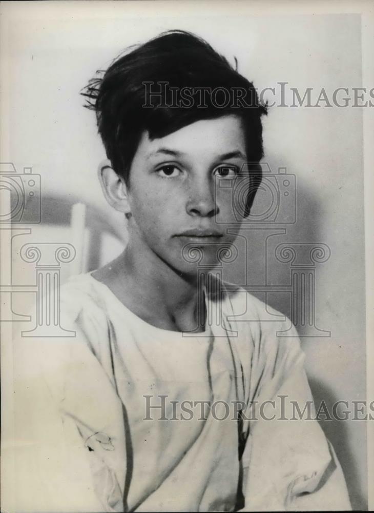 1937 Press Photo Joseph Hipp, 12, Lost In Montana Wilderness For Six Days - Historic Images