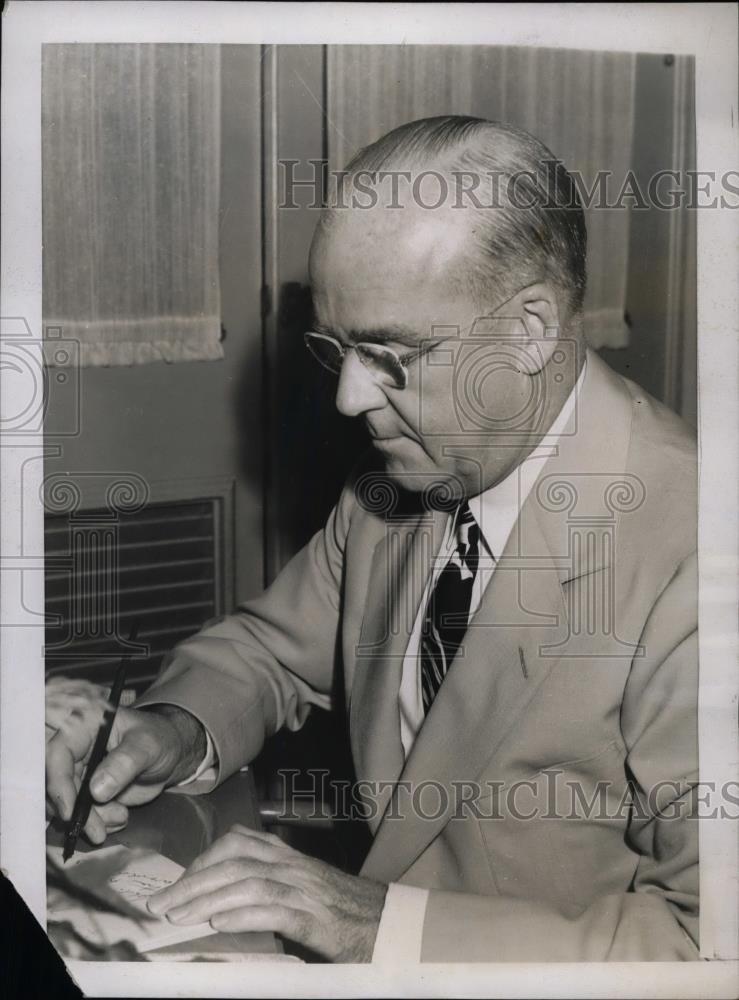 1939 Press Photo Ernest T. Weir, President of Weir Steel Co. - nea59138 - Historic Images