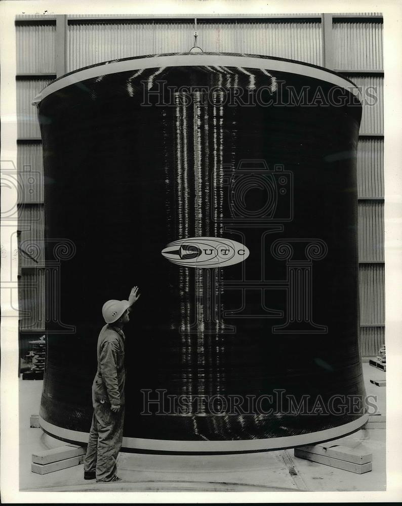 1963 Press Photo a 156 inch rocket motor. - nea53459 - Historic Images