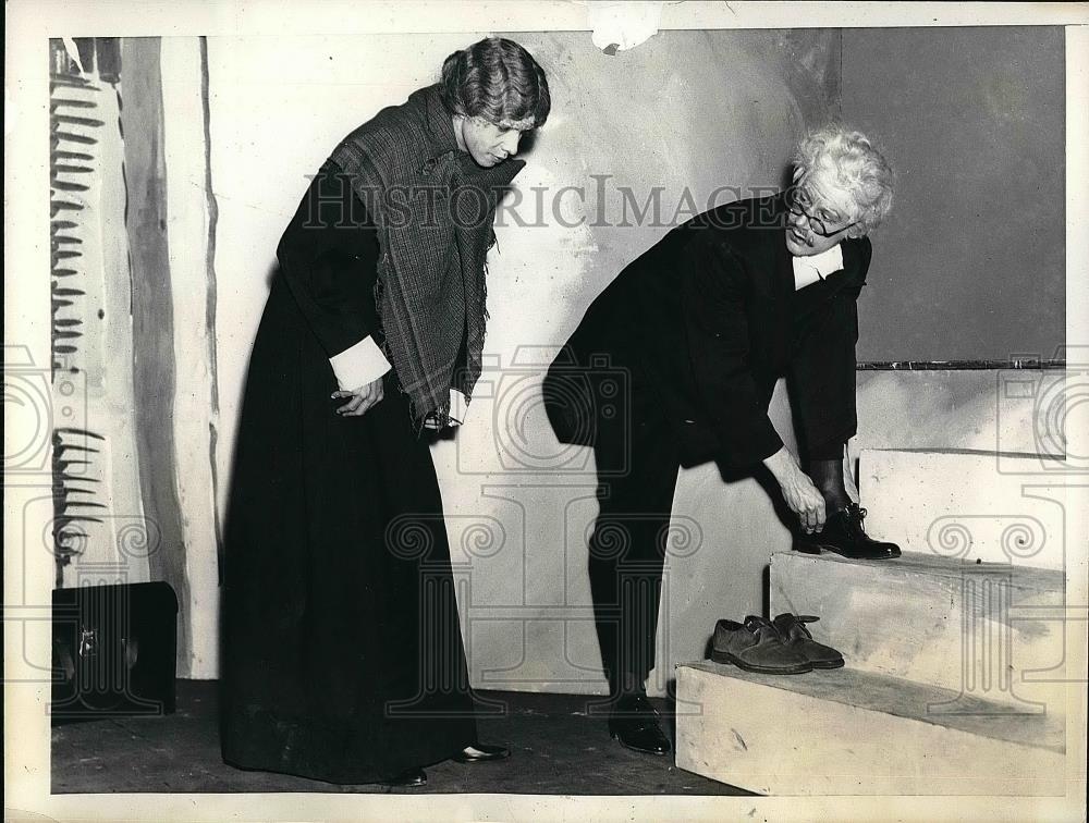 1936 Press Photo Charles Shiedy and Elliott Hess of University of Pennsylvania - Historic Images