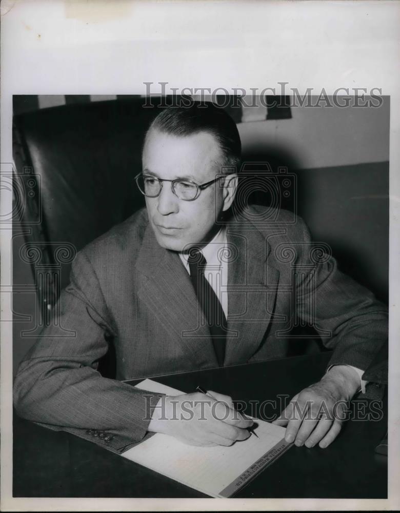 1950 Press Photo Judge Windsor E. Kellogg of Medina - nea59136 - Historic Images