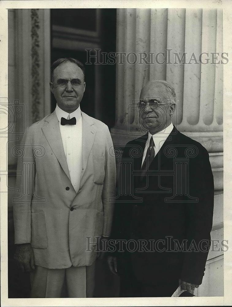 1930 Press Photo Senator Robert Howell & Brother Charles A. Howell In Washington - Historic Images