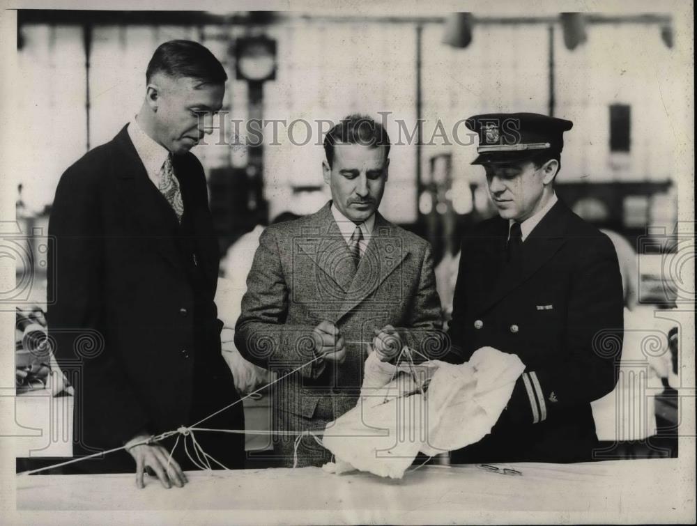 1929 Press Photo Army Navy Commercial CR Johnson RS Barnaby Wright Field - Historic Images