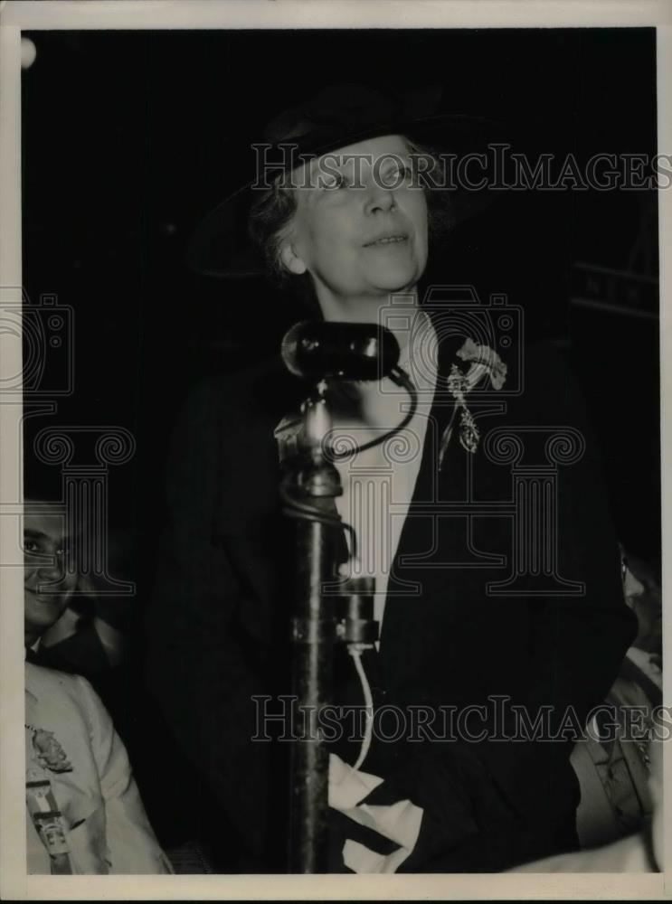 1940 Press Photo Mrs Alice Roosevelt Longworth, Ohio delegate at GOP conv. - Historic Images
