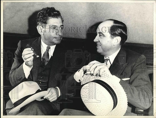 1934 Press Photo Attorney Jerry Giesler, Dave Allen and Gloria Marsh Trial - Historic Images