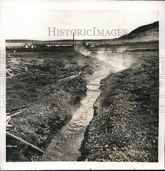 1951 Press Photo camp of U.S. soldiers guarding Iceland during WWII - nea64733 - Historic Images
