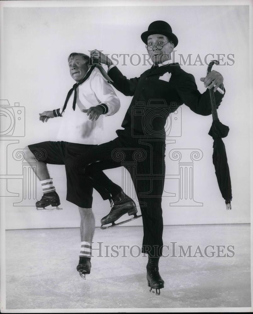1959 Press Photo Wall &amp; Dova of Johnson Ice Follies - nea65543 - Historic Images