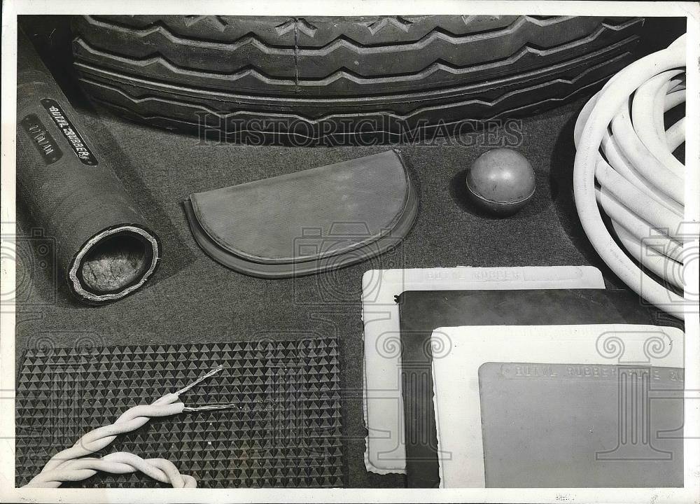 1941 Press Photo Rubber Tools - nea64548 - Historic Images