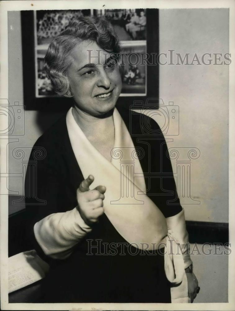 1932 Press Photo Crane Teacher Lillian Herstein candidate for Congress from the - Historic Images