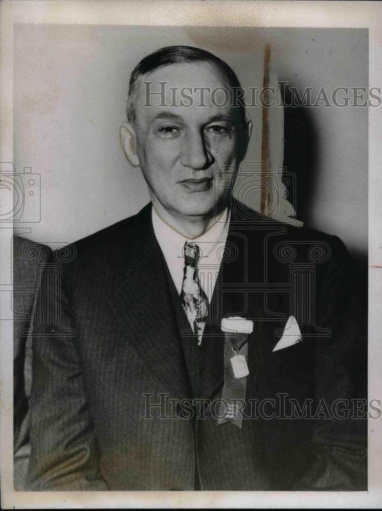 1937 Press Photo Dr. Irvin Abell, Univ. of Louisville prof. of surgery - Historic Images