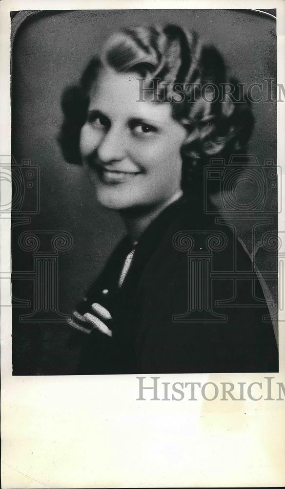 1937 Press Photo Portrait of Murder Victim Dorothy Bash of Butler, Pennsylvania - Historic Images