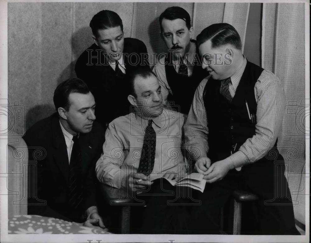 1938 Press Photo Members of the United Seaman of America, Sailors Union. - Historic Images