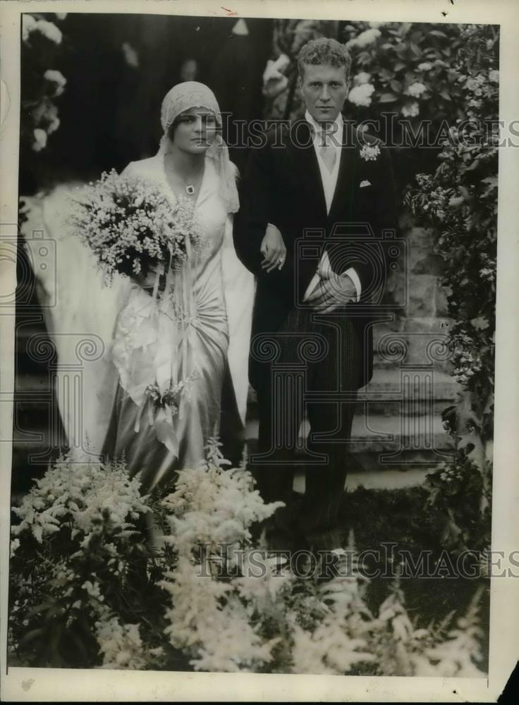 1928 Press Photo Miss Betty Brown Tailer Mr and Mrs. Tu Suffern daughter - Historic Images