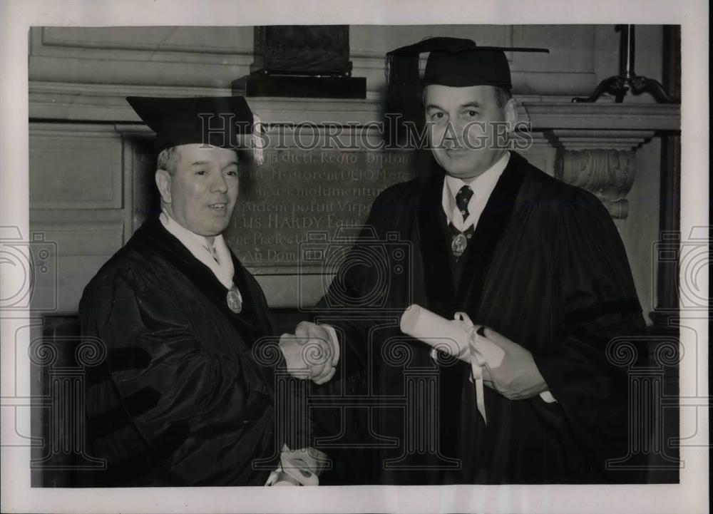 1939 Press Photo Dr Louis Miro Quesada Jose Santos Gollan Buenos Aires - Historic Images