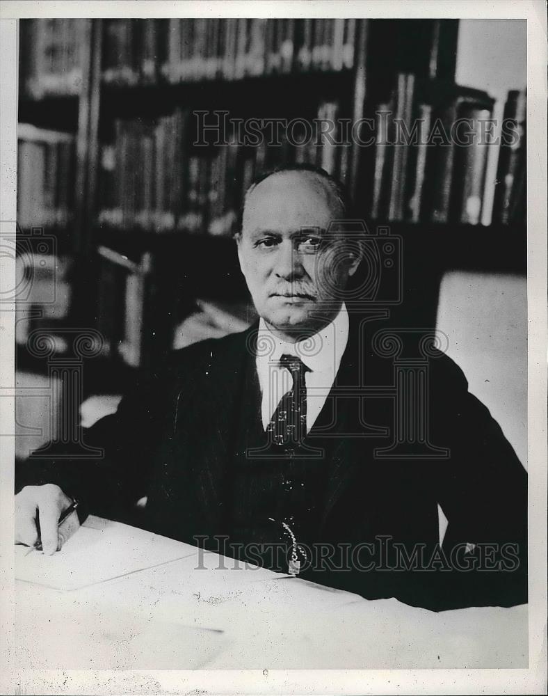 1939 Press Photo Dr William Humphrey US Weather Service - nea69233 - Historic Images