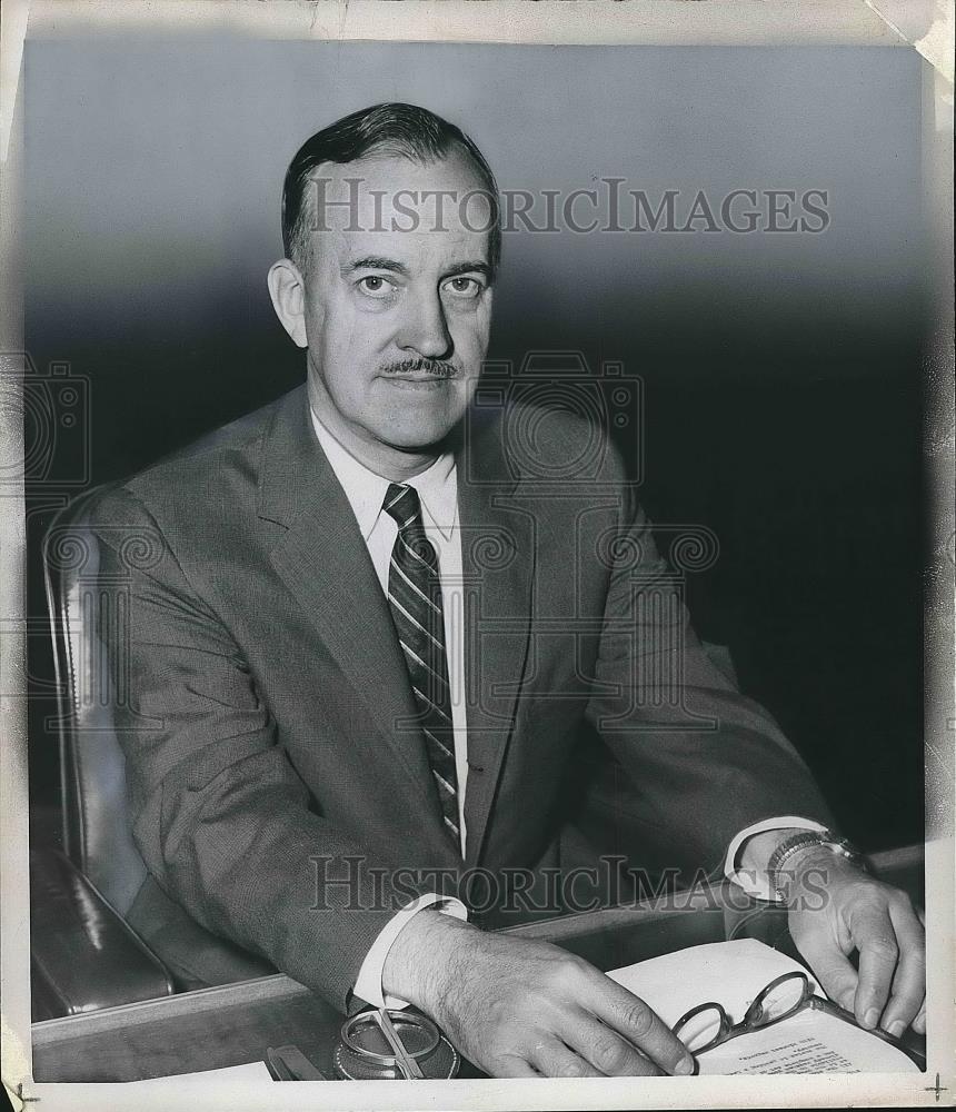 1962 Press Photo Boyd Lewis president of N.E.A. - nea72466 - Historic Images