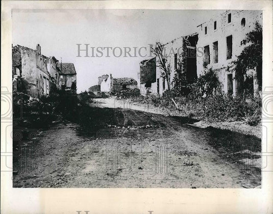 1944 Press Photo Village Appemont World War II Germany France - nea76128 - Historic Images