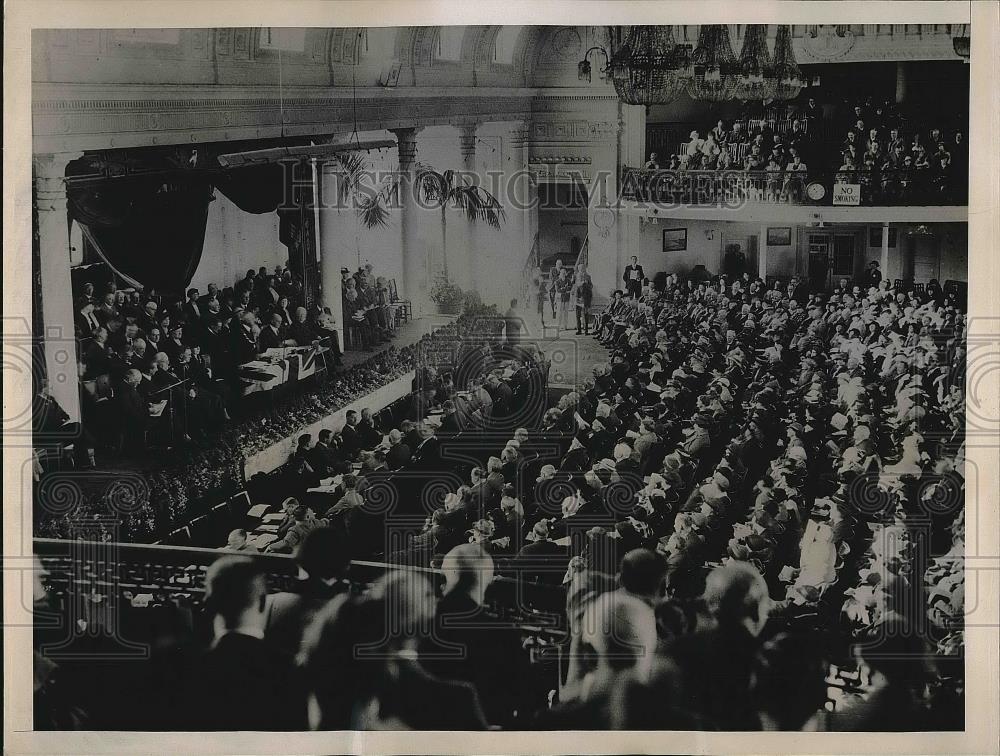1936 Press Photo Margate England Conservative Conference Lord Admiralty - Historic Images