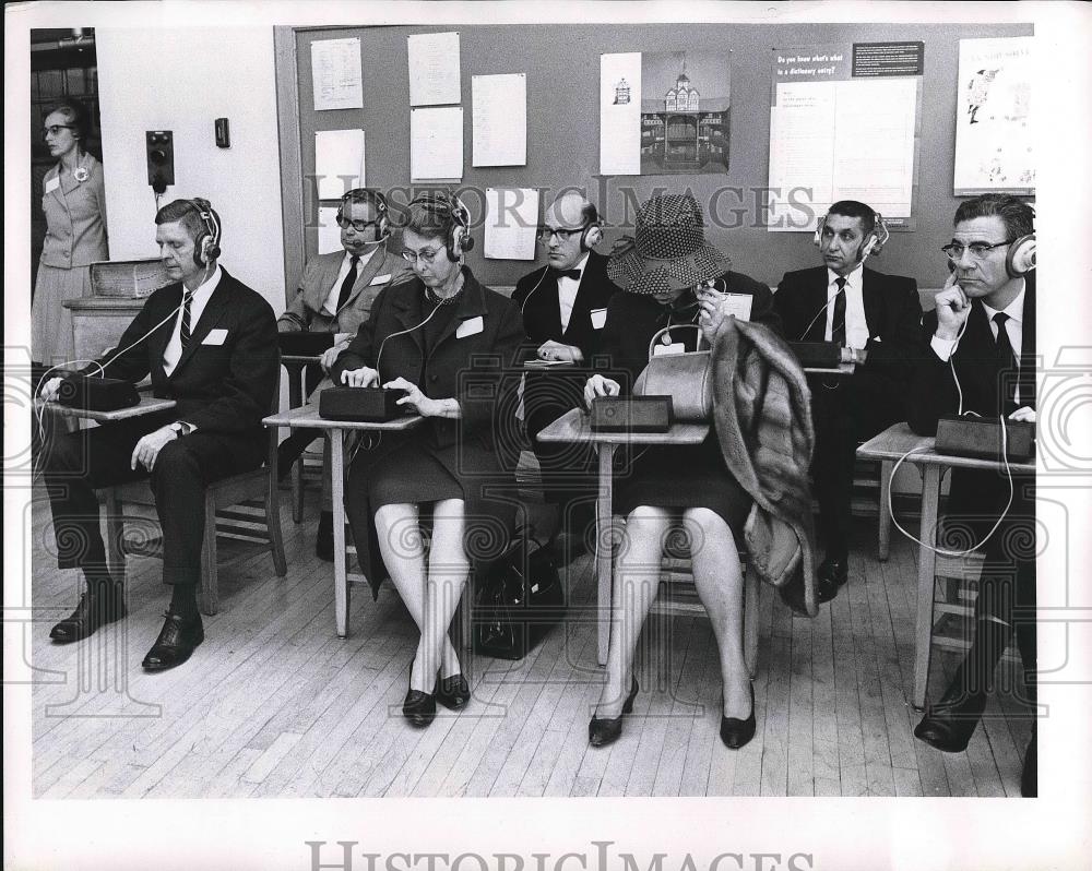 1967 Press Photo National education week students - nea84421 - Historic Images