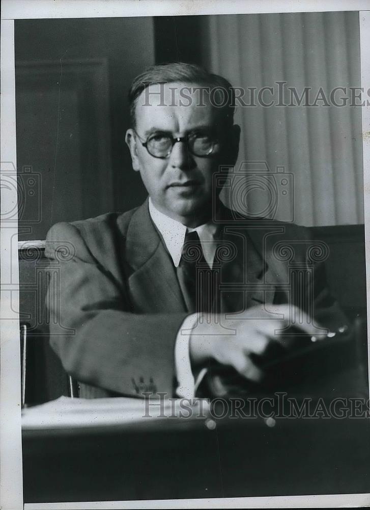 1949 Press Photo Lothar Bolz Minister of East German Governemnt - Historic Images