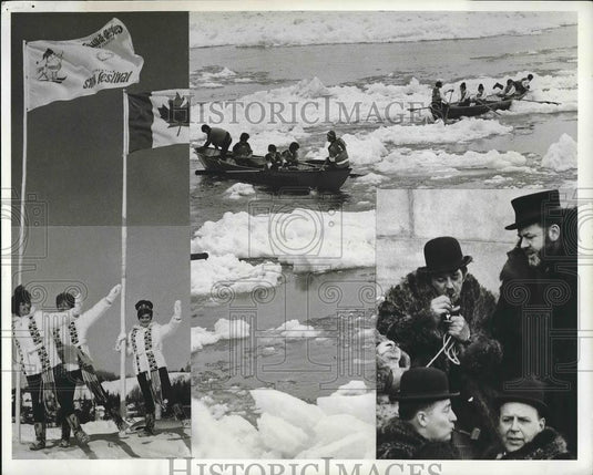Press Photo Quebec City, Canada winter carnival participants - nea88531 - Historic Images