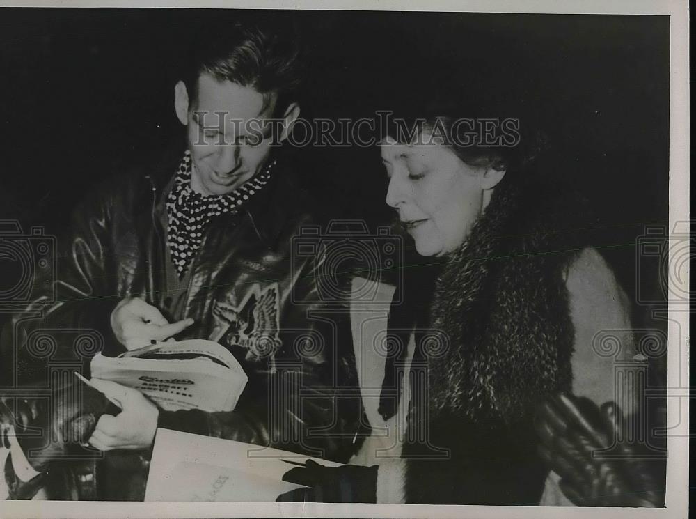 1936 Press Photo Lieut. A Sterling airrace Michell - nea92851 - Historic Images