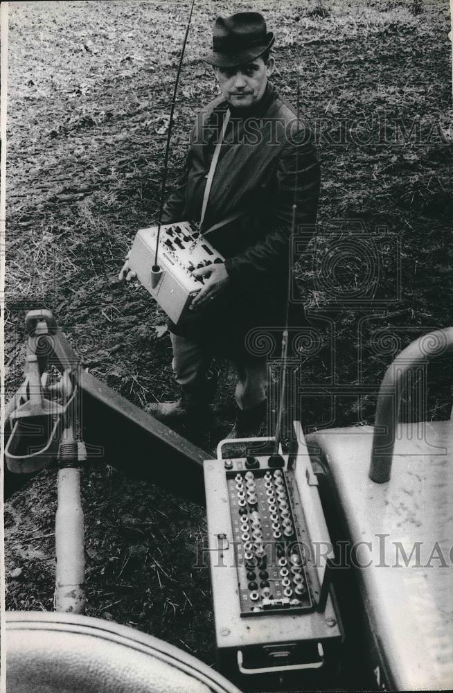 1966 Press Photo Remote Controlled Farming in Switzerland - nea89863 - Historic Images
