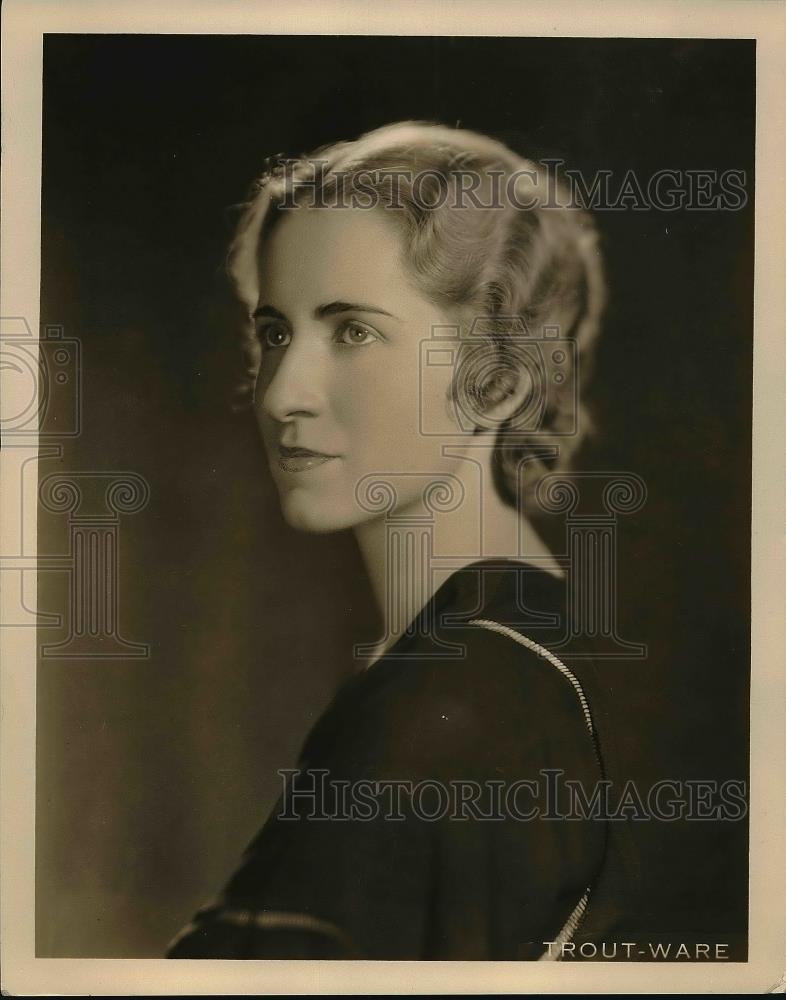 1936 Press Photo Mrs James E Loucks - nea87930 - Historic Images