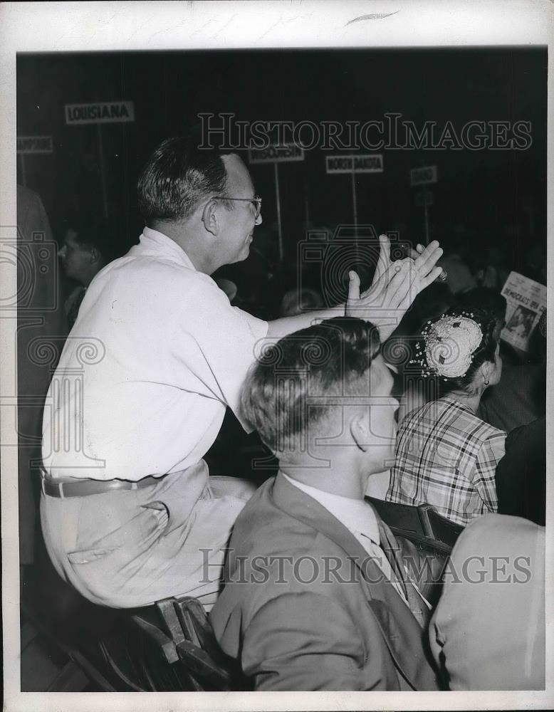 1944 Press Photo Marty Wolfson Alternate Newark Democratic National Convention - Historic Images