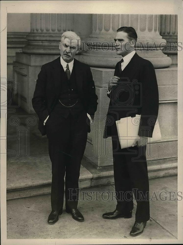 1930 Press Photo Sen. Thomas Walsh and Sen. Gerald Nyc - nea88006 - Historic Images