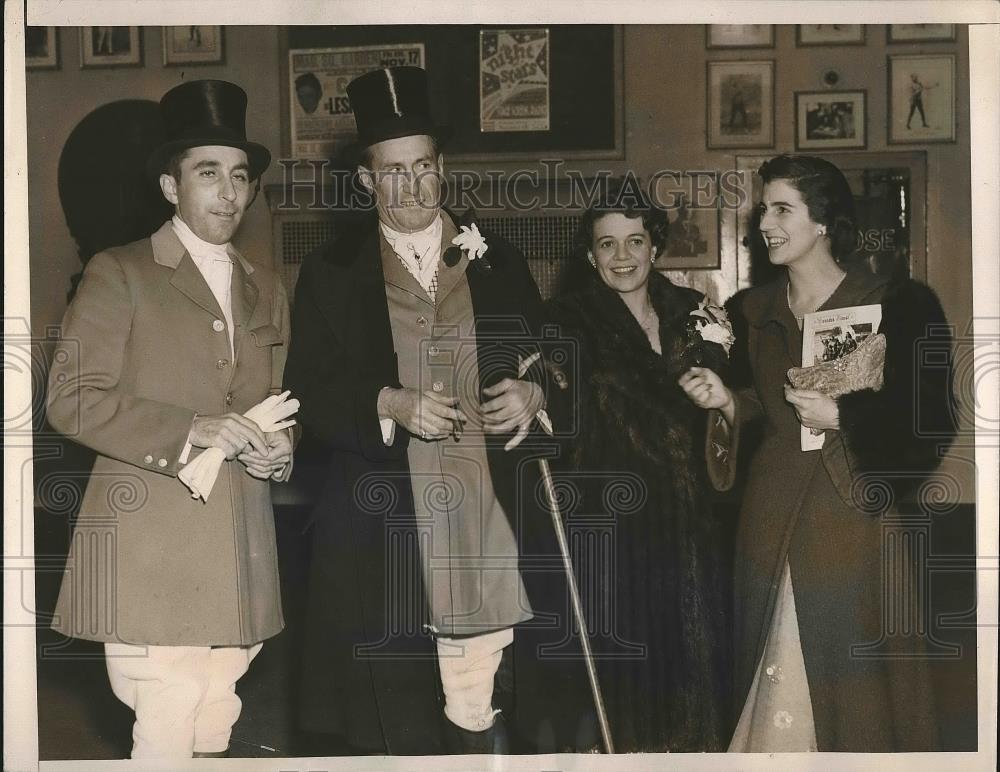 1939 Press Photo Mr. & Mrs. Charles Harrison, I. H. Clothier, Mrs. John Bouvier - Historic Images