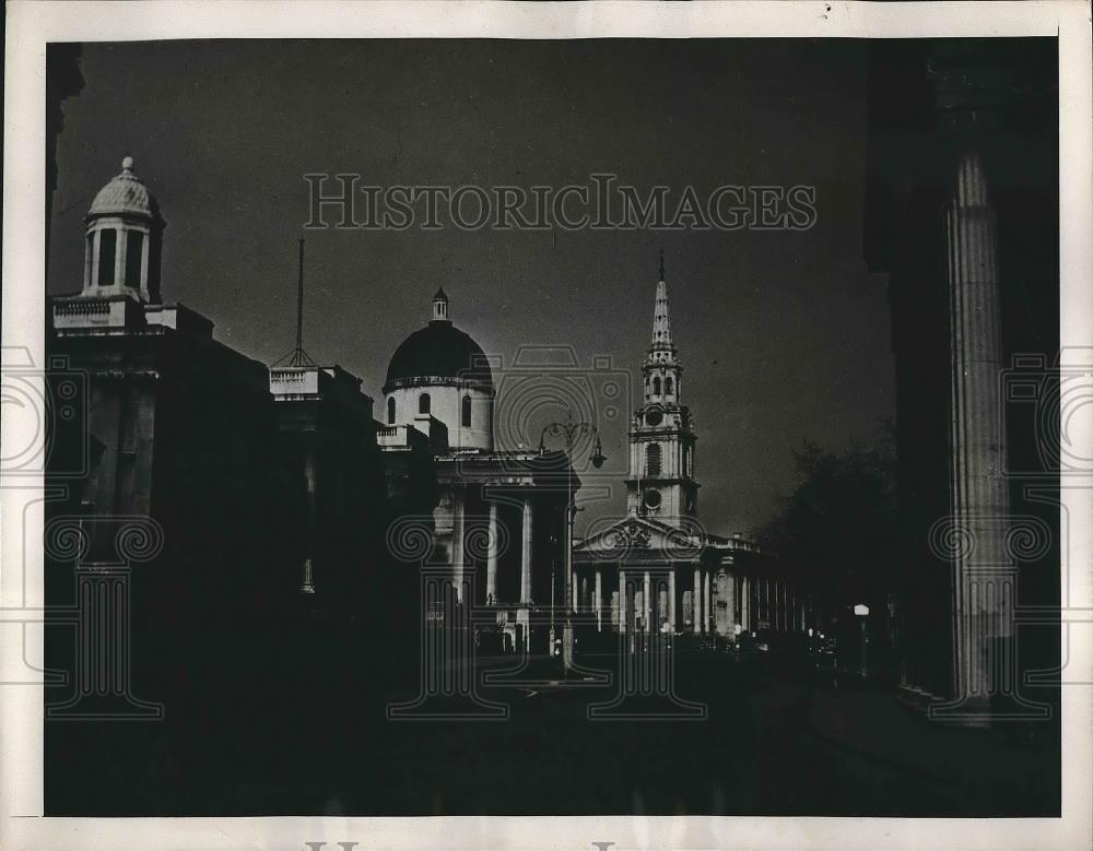 1940 Press Photo Church of St Martin's in the Fields in London - nea88916 - Historic Images