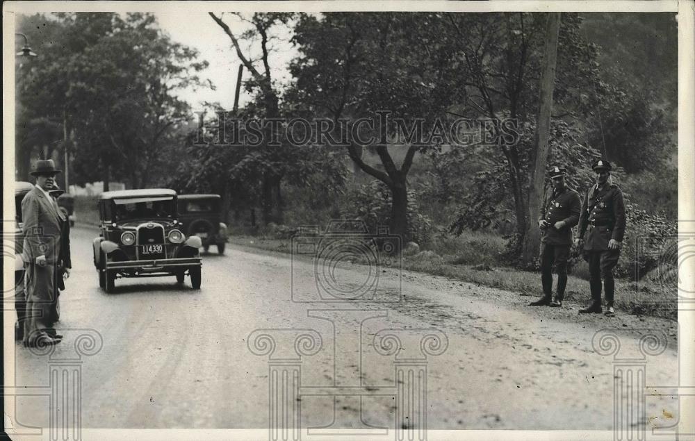 1931 Press Photo Mass bank robbers caught in Burlington - nea88441 - Historic Images