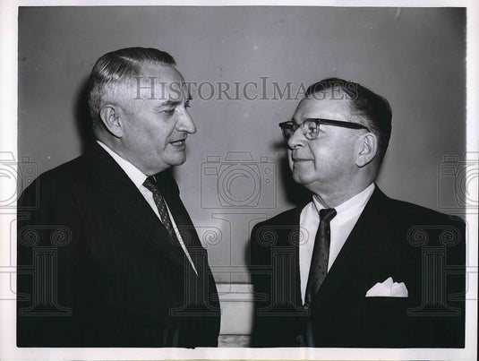 1962 Press Photo Howard Nettzert, and J.E Wolfe - nea84825 - Historic Images