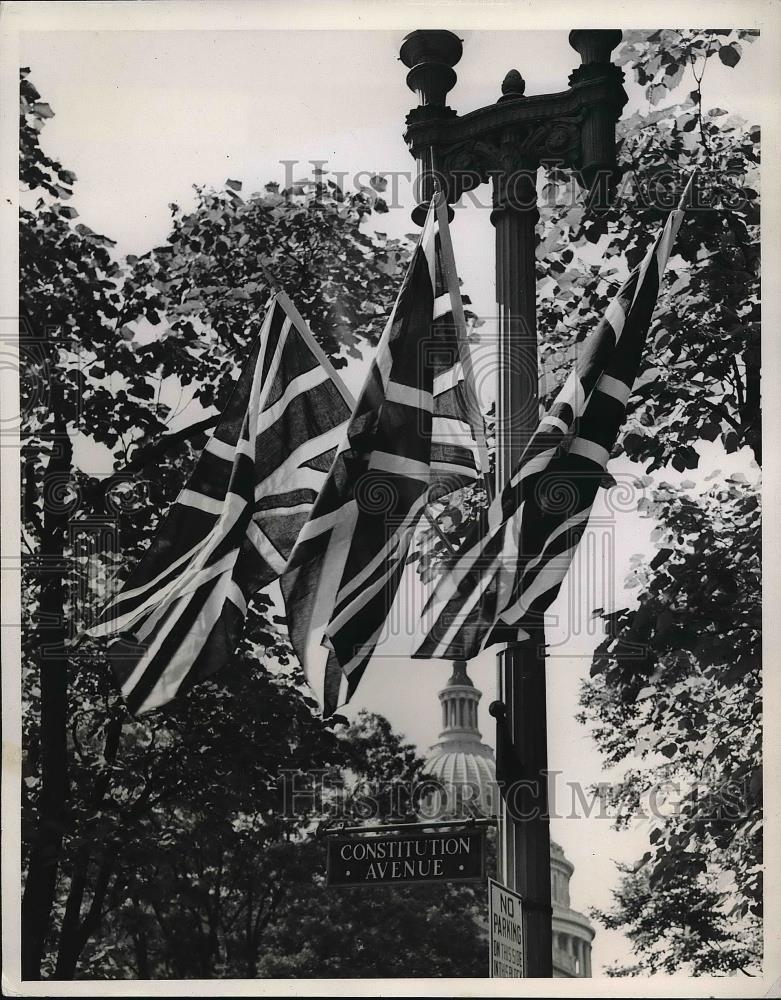 1939 Press Photo Capital Set for King &amp; Queen&#39;s Visit - nea87918 - Historic Images