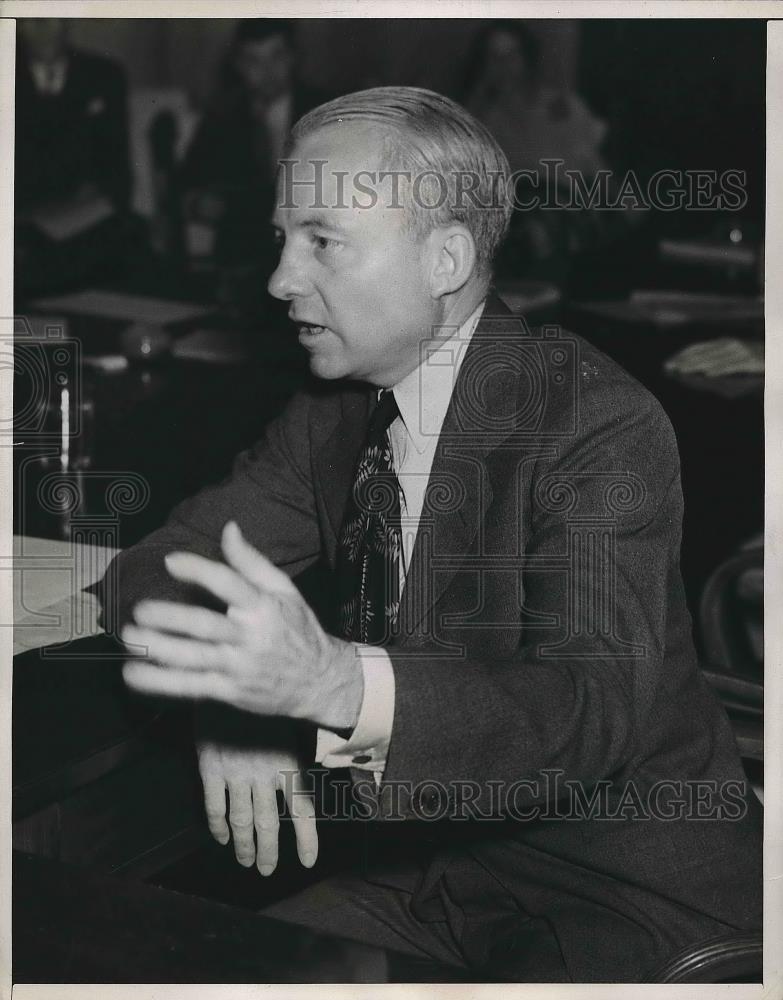 1937 Press Photo Robert R Young, NY financier - nea89561 - Historic Images