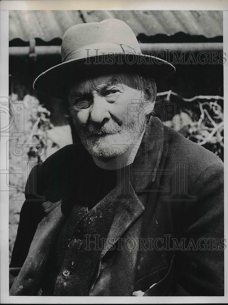 1938 Press Photo The Rev. Matthew Gold, England&#39;s oldest minister - Historic Images
