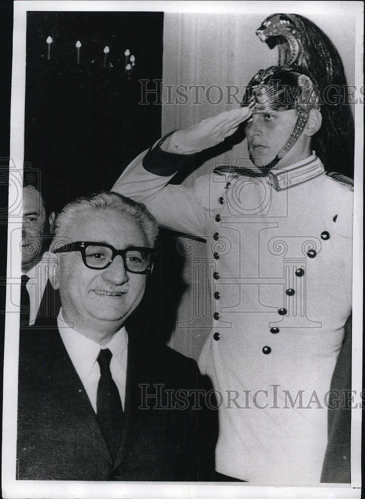 1968 Press Photo Giovenni Leone - Historic Images